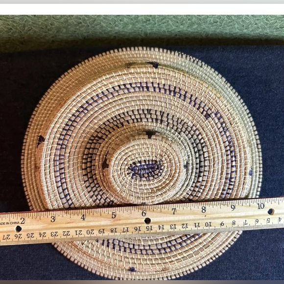 Beautiful Vintage Straw / Grasses Tribal Hat Stunning Craftsmanship - Picture 4 of 7